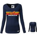 Honda Ladies Sunset Long Sleeved T Shirt