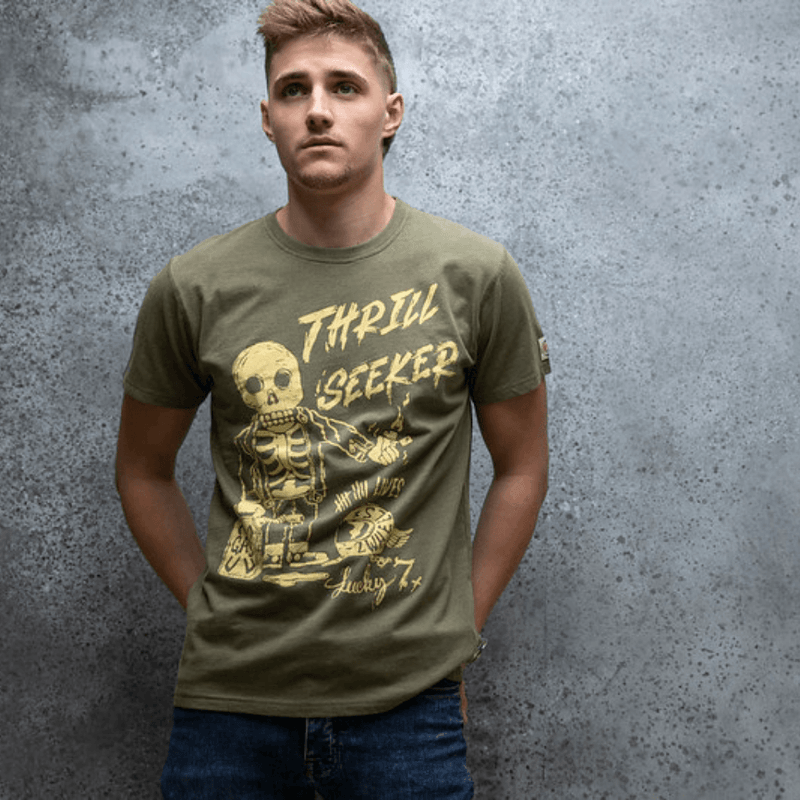 Red Torpedo Thrill Seeker (Mens) T-Shirt - Red Torpedo