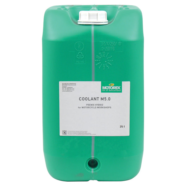 Motorex Coolant M5.0 Hybrid (HOAT) Ready to Use (Drum) Turquoise 25L