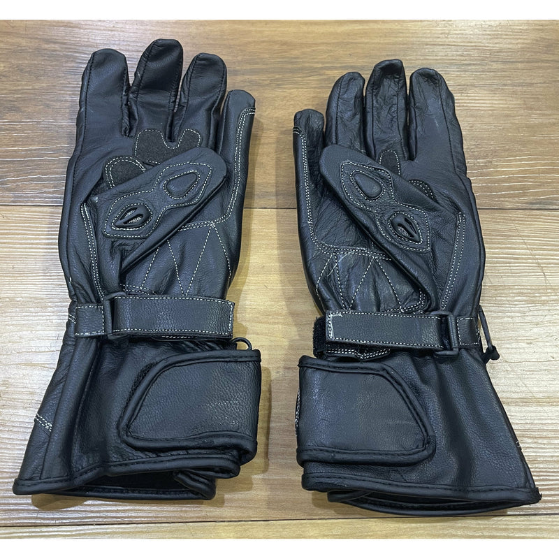 BikeTek Summer Leather Road Gloves