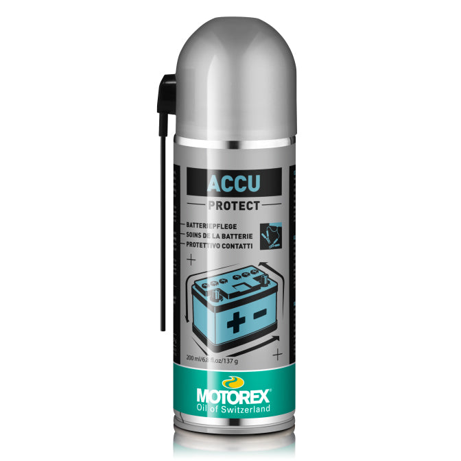 Motorex Accu Protect Spray (Battery Terminals and Cables) (12) 2 Nozzles 200ml